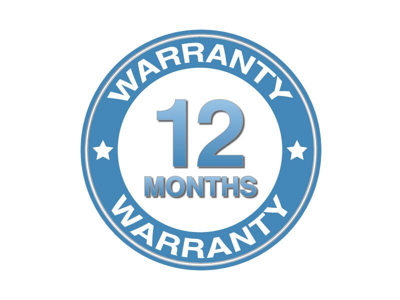 12 Months Warranty 🌐